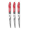 Milwaukee Tool 9" 3 TPI The AX with Carbide Teeth for Pruning & Clean Wood SAWZALL Blade 3PK