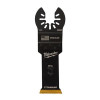 Milwaukee Tool OPEN-LOK 1-1/8" TITANIUM CHARGED Bi-Metal Thin Metal Multi-Tool Blade