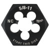 Milwaukee Tool 5/8"-11 NC 1-7/16" Hex Threading Die