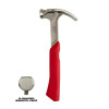 Milwaukee Tool 12oz Smooth Face Hybrid Claw Finish Hammer