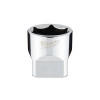 Milwaukee Tool 3/8" Drive 7/8" SAE 6-Point Socket with FOUR FLAT Sides, Vanadium Steel, Chrome