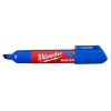 Milwaukee Tool INKZALL (12) Large Chisel Tip Blue Marker