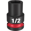 Milwaukee Tool SHOCKWAVE Impact Duty 1/2"Drive 1/2" Standard 6 Point Socket