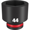 Milwaukee Tool SHOCKWAVE Impact Duty 3/4"Drive 44MM Standard 6 Point Socket
