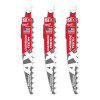 Milwaukee Tool 6" 3 TPI The AX with Carbide Teeth for Pruning & Clean Wood SAWZALL Blade 3PK