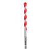 Milwaukee Tool 3/8" x 4" x 6" SHOCKWAVE Impact Duty Carbide Hammer Drill Bits with POWER TIP - Bulk 25 PK