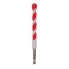 Milwaukee Tool 1/2" x 4" x 6" SHOCKWAVE Impact Duty Carbide Hammer Drill Bits with POWER TIP - Bulk 25 PK
