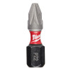 Milwaukee Tool Shockwave 1" Impact Pozidriv #2Insert Bits (2PK)