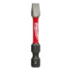 Milwaukee Tool SHOCKWAVE 2" Impact Slotted 1/4" Power Bits (Bulk 25)