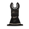 Milwaukee Tool OPEN-LOK 2-1/2" HCS Japanese Tooth PRO-CURVE Hardwood Multi-Tool Blade