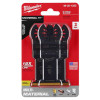 Milwaukee Tool OPEN-LOK 1-3/8" TITANIUM CHARGED Bi-Metal Multi-Material Multi-Tool Blades 3PK