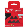 Milwaukee Tool Milwaukee OPEN-LOK 3-1/2" TRIANGLE SANDPAPER VARIETY PACK 25PC