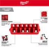 Milwaukee Tool Large Case Rows for Impact Driver Accessories 5PK