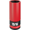 Milwaukee Tool SHOCKWAVE Impact Duty 1/2 Drive 15/16" SAE Lug Nut Wheel Socket