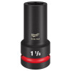 Milwaukee Tool SHOCKWAVE Impact Duty 1" Drive 1-1/8" Thin Wall Extra Deep 6 Point Socket