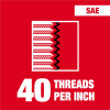 Milwaukee Tool 4-40 NC 1-Inch Hex Threading Die