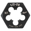 Milwaukee Tool 1/2"-20 NF 1-Inch Hex Threading Die