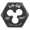 Milwaukee Tool 1/4"-28 NF 1-Inch Hex Threading Die