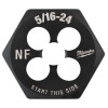 Milwaukee Tool 5/16"-24 NF 1-Inch Hex Threading Die