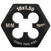 Milwaukee Tool M10-1.50 mm 1-Inch Hex Threading Die