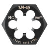 Milwaukee Tool 3/4"-10 NC 1-7/16" Hex Threading Die