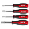 Milwaukee Tool 4pc SAE HollowCore Nut Driver Set