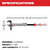 Milwaukee Tool CHEATER Aluminum Adaptable Offset Pipe Wrench