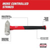 Milwaukee Tool 4lb Fiberglass Cross Peen Hammer