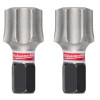 Milwaukee Tool SHOCKWAVE Impact Duty 1 Inch T55 Insert Bits 2Pk