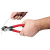 Milwaukee Tool 8 Inch Angled Head Diagonal Dipped Grip Cutting Pliers (USA)
