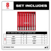 Milwaukee Tool 1/4 Inch Drive Low-Profile Hex Bit Socket Set - SAE - 12 Piece