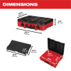 Milwaukee Tool PACKOUT Tool Case W/ Customizable Insert