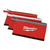 Milwaukee Tool 3-PK HEAVY DUTY CANVAS ZIPPERED POUCHES