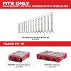 Milwaukee Tool 15pc Metric Combination Wrench Trays