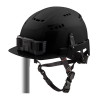 Milwaukee Tool BOLT Black Front Brim Vented Safety Helmet (USA) - Type 2, Class C