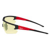 Milwaukee Tool Safety Glasses with Yellow Anti-Scratch Lenses