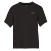 Milwaukee Tool HYBRID WORK TEE - SS BLACK L