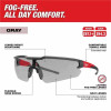 Milwaukee Tool Safety Glasses - Gray Fog-Free Lenses