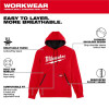 Milwaukee Tool Midweight Pullover Hoodie - Logo Red S