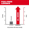 Milwaukee Tool Mirrored Performance Safety Glasses - Fog-Free Lenses
