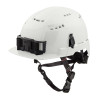 Milwaukee Tool BOLT White Front Brim Vented Safety Helmet (USA) - Type 2, Class C