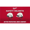Milwaukee Tool BOLT White Front Brim Safety Helmet (USA) - Type 2, Class E