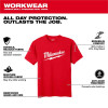 Milwaukee Tool Heavy Duty T-Shirt - Short Sleeve Logo Red XL