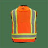 Milwaukee Tool Class 2 Surveyor's High Visibility Orange Safety Vest - L/XL