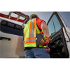 Milwaukee Tool Class 2 Surveyor's High Visibility Orange Safety Vest - L/XL