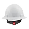 Milwaukee Tool BOLT White Full Brim Hard Hat w/6pt Ratcheting Suspension (USA) - Type 1, Class E