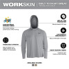 Milwaukee Tool WORKSKIN Hooded Sun Shirt - GRAY S