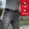 Milwaukee Tool FREEFLEX Nylon Webbing 1.5 Inch Belt - Black - Small