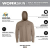 Milwaukee Tool WORKSKIN Hooded Sun Shirt- Sandstone -2X