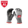 Milwaukee Tool Cut Level 5 High-Dexterity Polyurethane Dipped Gloves - Medium